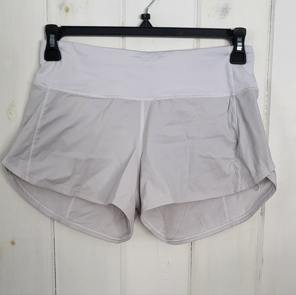 Lululemon Speed Up Lined Back Pocket 4" Short